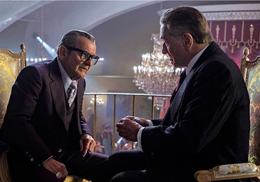 Joe Pesci jako Russell Bufalino i Robert De Niro jako tytułowy Irlandczyk.