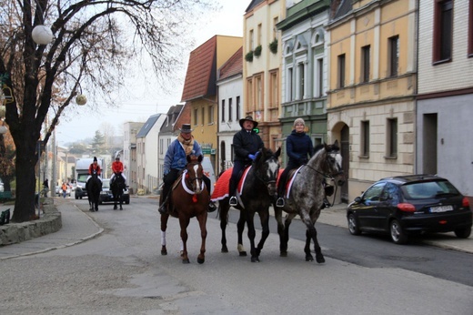 Procesja konna ku czci św. Mikołaja w Krzanowicach