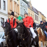 Procesja konna ku czci św. Mikołaja w Krzanowicach