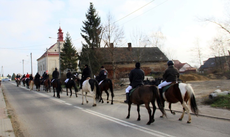 Procesja konna ku czci św. Mikołaja w Krzanowicach