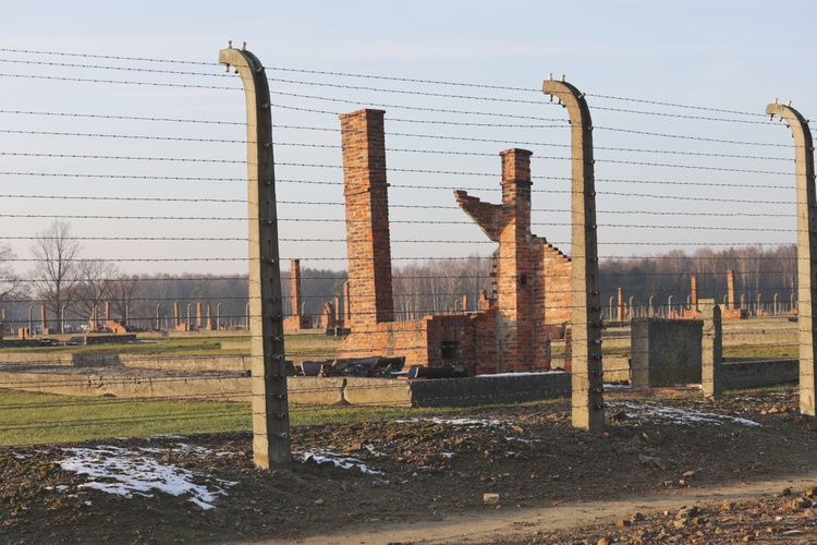 Kanclerz Angela Merkel z wizytą w byłym obozie Auschwitz-Birkenau 