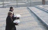 Kanclerz Angela Merkel z wizytą w byłym obozie Auschwitz-Birkenau 