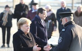 Kanclerz Angela Merkel z wizytą w byłym obozie Auschwitz-Birkenau 