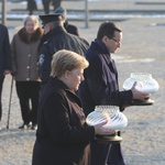 Kanclerz Angela Merkel z wizytą w byłym obozie Auschwitz-Birkenau 