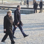 Kanclerz Angela Merkel z wizytą w byłym obozie Auschwitz-Birkenau 