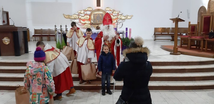 Święty Mikołaj na wałbrzyskim Podzamczu