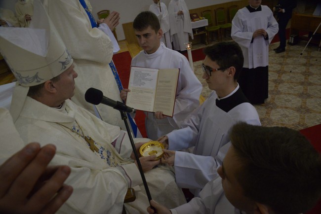 Obłóczyny i posługi w seminarium