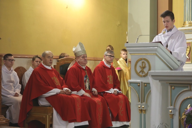 Barbórkowej Mszy św. przewodniczył bp Piotr Greger.