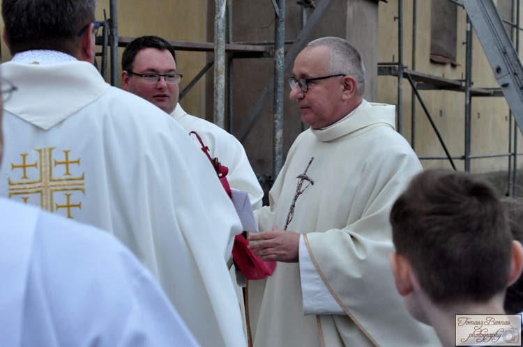 Pożegnanie ks. Jarosława Stosia i przywitanie ks. Marcina Siewruka w Żaganiu