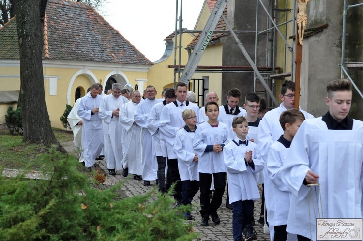 Pożegnanie ks. Jarosława Stosia i przywitanie ks. Marcina Siewruka w Żaganiu