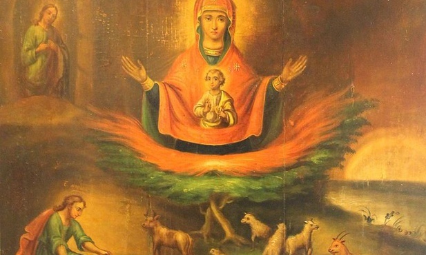 Ikona Maryi - "Krzewu goręjącego".
