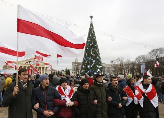 Białoruś zostanie włączona do Rosji? Łukaszenko kluczy, Białorusini protestują