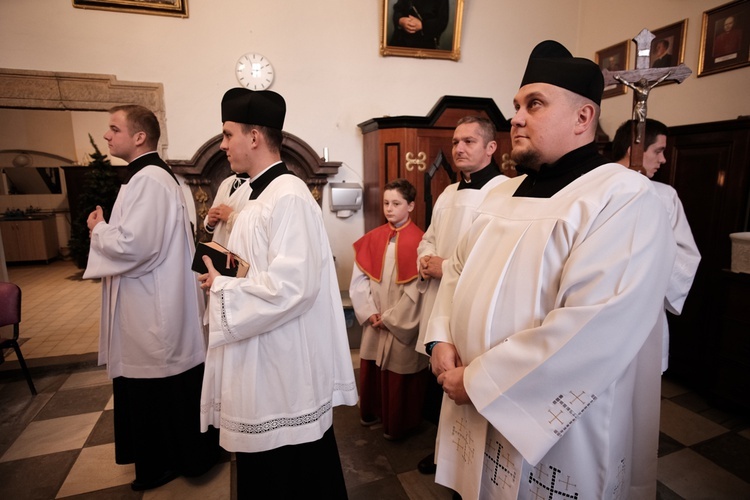 Msza trydencka podczas dni skupienia w Trzebnicy