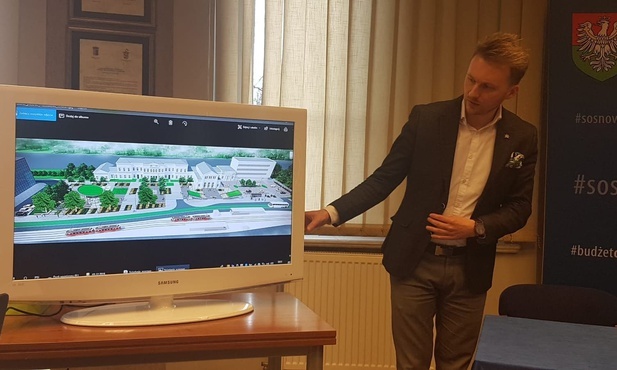 Sosnowiec. Miasto chce postawić na zieleń i drzewa, zamiast parkingu. Chodzi o plac przed dworcem