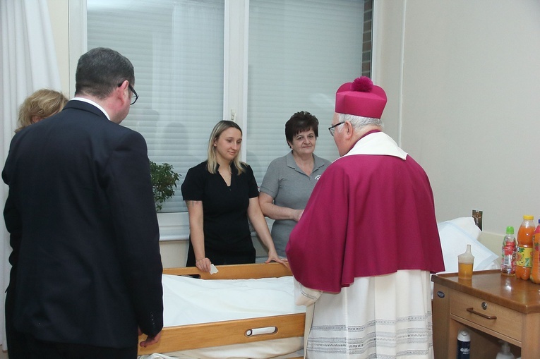 Spotkanie opłatkowe w hospicjum w Słupsku