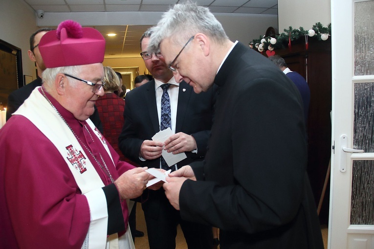 Spotkanie opłatkowe w hospicjum w Słupsku