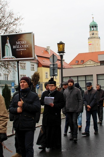 Męski Różaniec w Oleśnicy