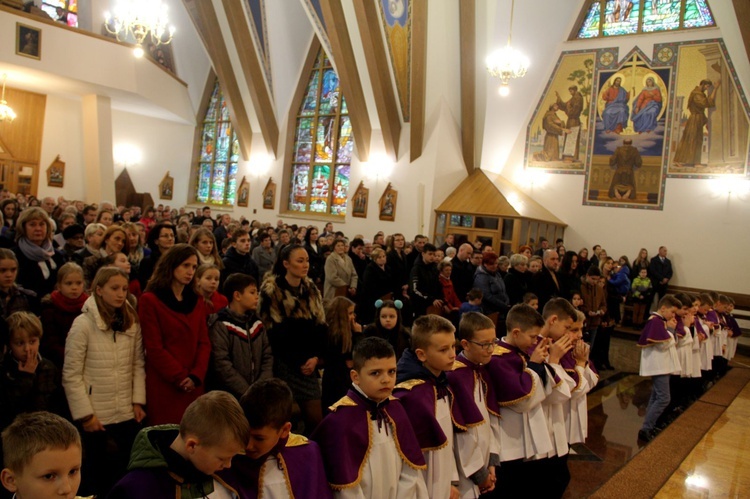 Cieniawa. Poświęcenie polichromii