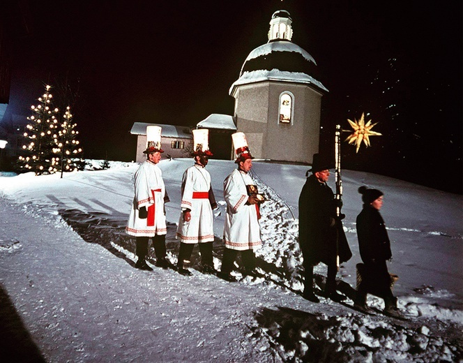 Kolęda „Cicha noc”  po raz pierwszy zabrzmiała w kościółku św. Mikołaja w Oberndorfie.