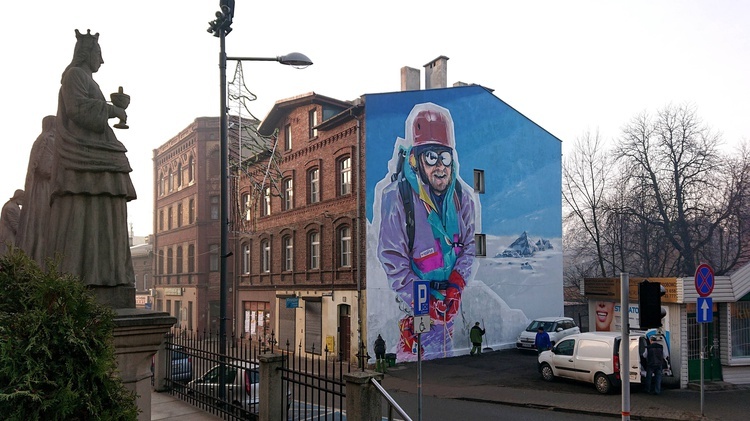 Jerzy Kukuczka ma swój mural 