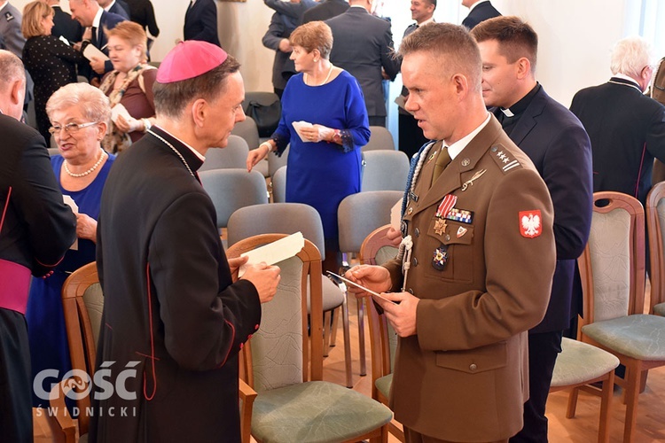 Opłatek w świdnickiej Kurii Biskupiej