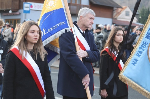 Ostatnie pożegnanie rodziny śp. Kaimów - ofiar wybuchu w Szczyrku