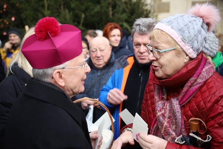 Spotanie opłatkowe na Rynku Głównym 2019