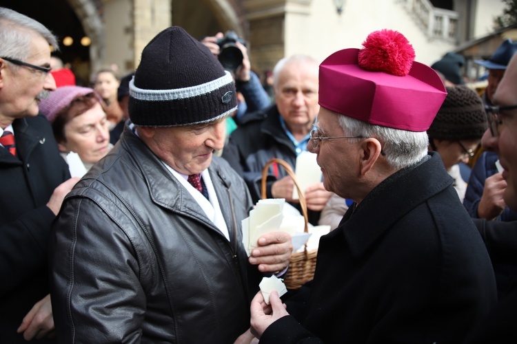 Spotanie opłatkowe na Rynku Głównym 2019