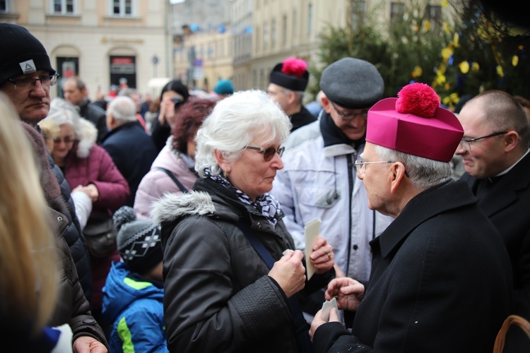 Spotanie opłatkowe na Rynku Głównym 2019