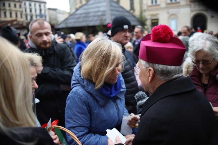 Spotanie opłatkowe na Rynku Głównym 2019