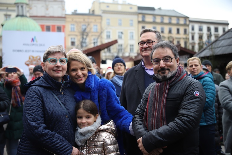 Spotanie opłatkowe na Rynku Głównym 2019