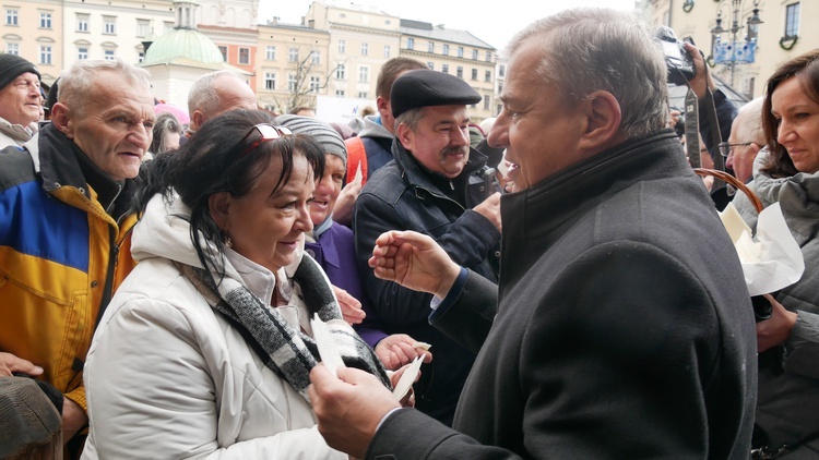 Spotanie opłatkowe na Rynku Głównym 2019