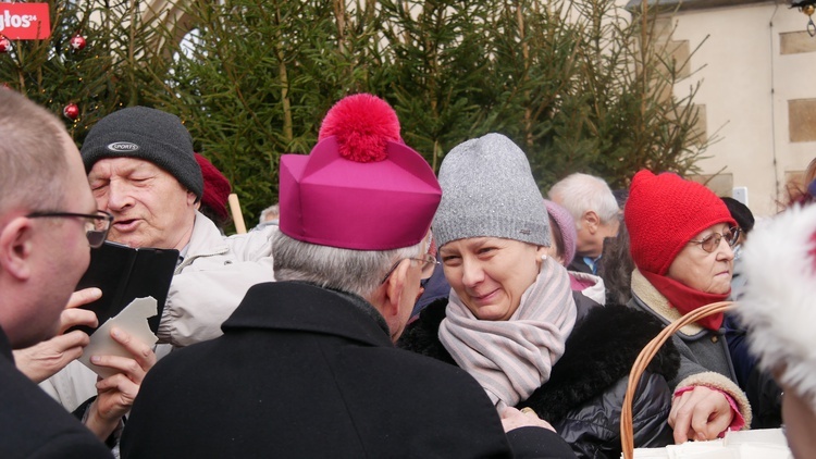 Spotanie opłatkowe na Rynku Głównym 2019