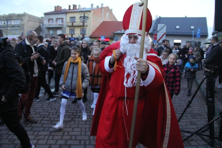 Wigilia na bobowskim rynku