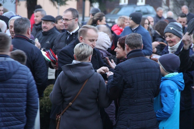 Wigilia na bobowskim rynku