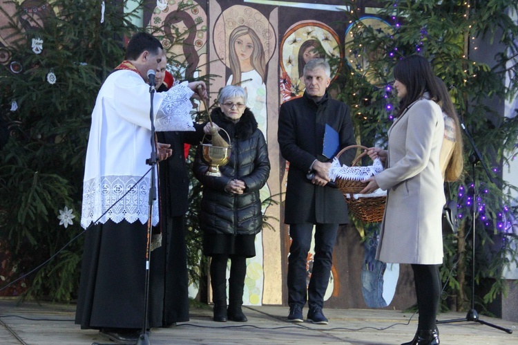 Wigilia na bobowskim rynku