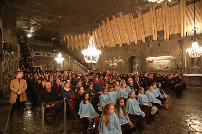 Górnicza Pasterka w Wieliczce 2019