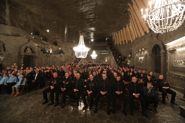 Górnicza Pasterka w Wieliczce 2019