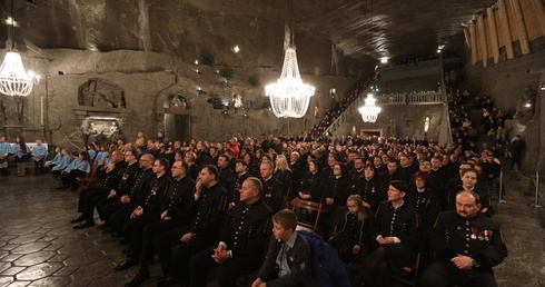 W Kopalni Soli "Wieliczka" odbyła się tradycyjna górnicza Pasterka