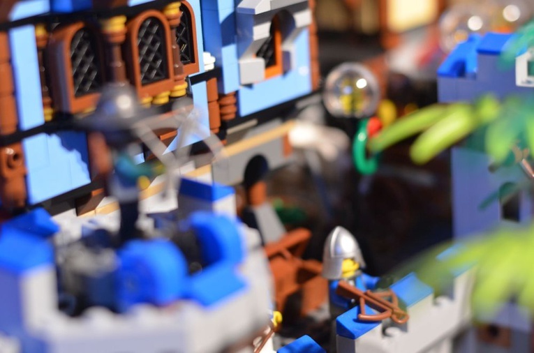 Szopka z klocków lego