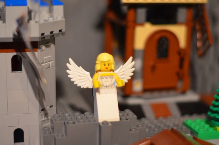Szopka z klocków lego
