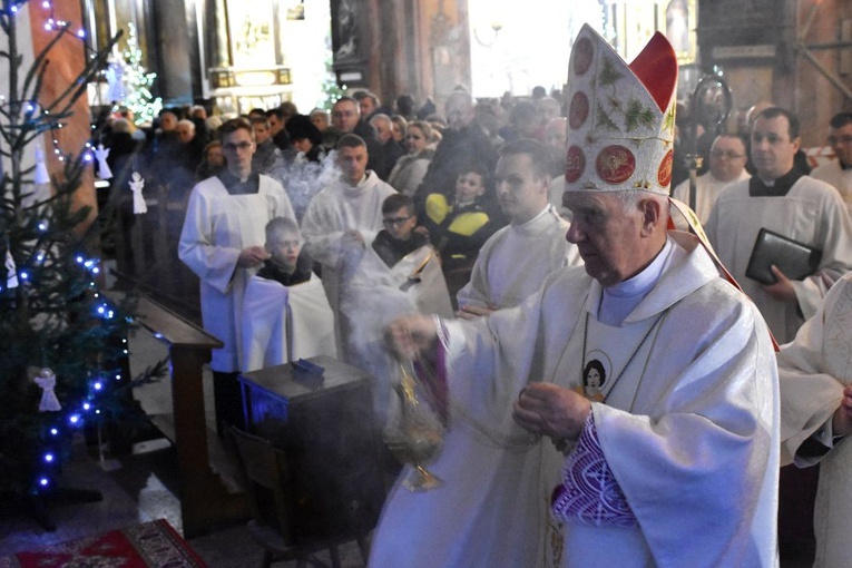 Pasterka z bp. Ignacym w świdnickiej katedrze 2019
