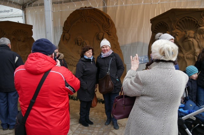 Gdańska szopka z piasku