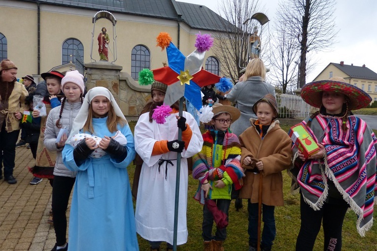 Posłanie kolędników w Uszwi