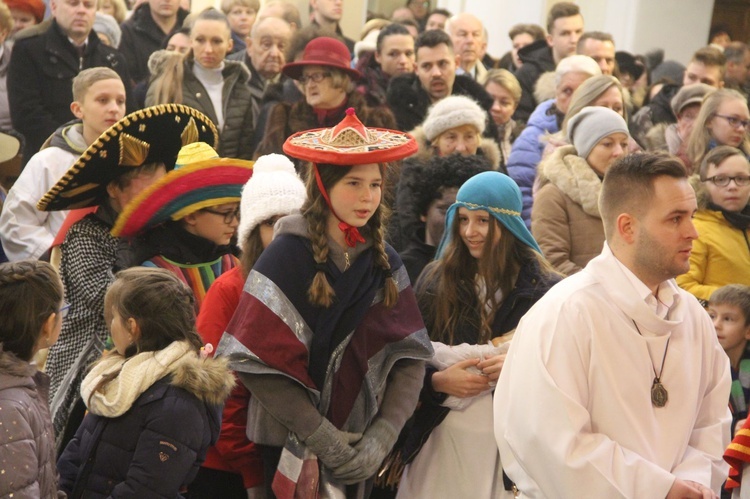 Posłanie kolędników misyjnych w Tarnowie-Mościcach