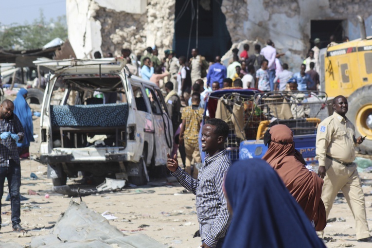 Somalia: Dziesiątki ofiar zamachu bombowego 