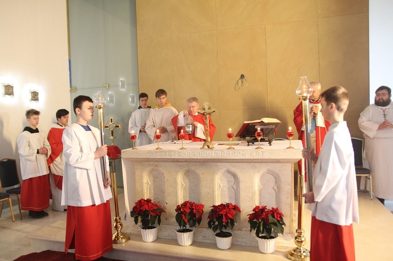 Pierwsza Msza św. w nowej kaplicy na Dworcu Głównym we Wrocławiu