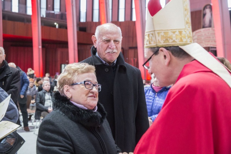 Jubileusze małżeńskie w Świątyni Opatrzności Bożej