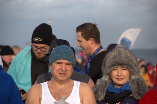 Gdańska kąpiel morsów w Nowym Roku