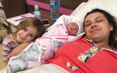 Na Powiślu pierwsza w 2020 roku urodziła się Karolinka